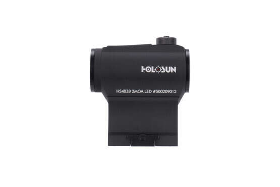 2 MOA Holosun HS403B Red Dot Sight has a 50,000 hour life battery